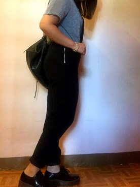 「Balanciagaのアイテム」を使った、Dingorさん（レディース・155cm）の夏コーディネート