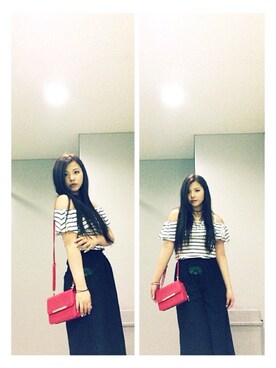 倉田瑠夏さんのコーディネート