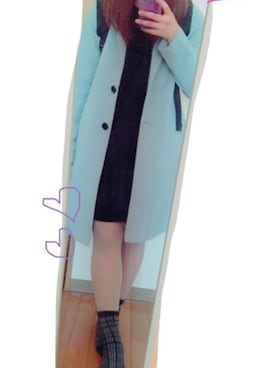 「w closet」｜「アイテム（チェスターコート）」を使った、YUMEさん（レディース・157cm）の冬コーディネート