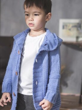 「アイテム（モッズコート）」を使った、Funkidsさん（キッズ・130cm）の冬コーディネート