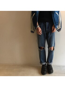 「ENDのアイテム（アクセサリー）」を使った、ensemble staffさん（メンズ・174cm）の秋コーディネート