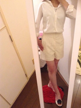 「Menghi（メンギー）のアイテム」を使った、みさりんこさん（レディース・154cm）の夏コーディネート