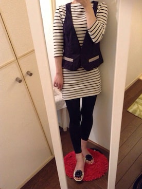 「Menghi（メンギー）のアイテム」を使った、みさりんこさん（レディース・154cm）の夏コーディネート