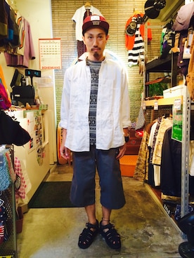 SAKAZAKIさん（メンズ・167cm）の春コーディネート