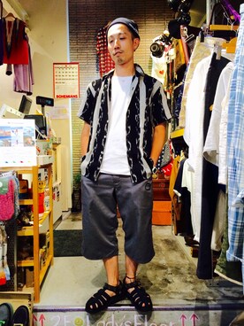 SAKAZAKIさん（メンズ・167cm）の夏コーディネート