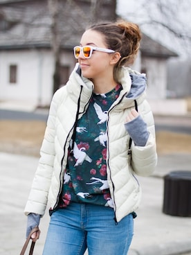 「アイテム（スウェット、その他）」を使った、Mr.Gugu&MissGoさん（レディース・170cm）の冬コーディネート