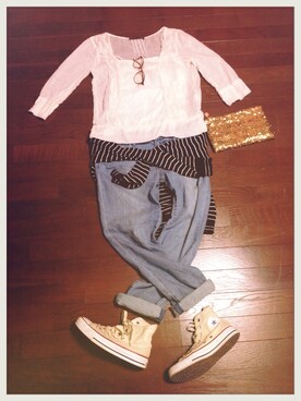 Erikaさん（レディース・154cm）の春コーディネート