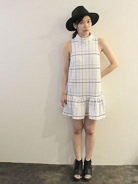 「summer style」｜「アイテム（ワンピース/ドレス）」を使った、レーヴルさん（レディース・163cm）の夏コーディネート