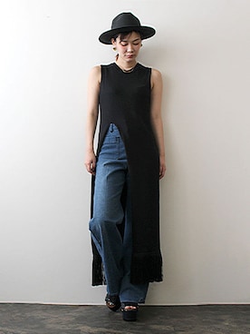 「made in HEAVEN（メイドインヘブン）のアイテム」を使った、レーヴルさん（レディース・163cm）の夏コーディネート