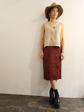 「厚底」｜レーヴルさん（レディース・158cm）の夏コーディネート