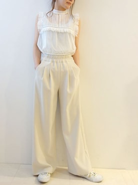 「AULA（アウラ）のアイテム」を使った、レーヴルさん（レディース・158cm）の冬コーディネート