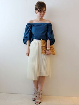 「intoxic.（イントキシック）のアイテム」を使った、レーヴルさん（レディース・163cm）の春コーディネート