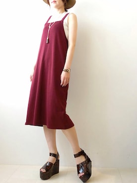 「made in HEAVEN（メイドインヘブン）のアイテム」を使った、レーヴルさん（レディース・158cm）の夏コーディネート