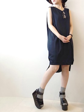 「made in HEAVEN（メイドインヘブン）のアイテム」を使った、レーヴルさん（レディース・158cm）の秋コーディネート