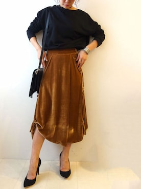 レーヴルさん（レディース・158cm）の秋コーディネート