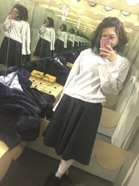 「STYLENANDA」｜朔さん（レディース・160cm）の冬コーディネート