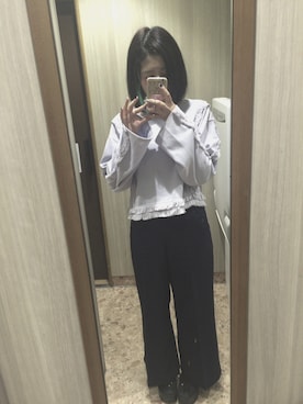 「MONKI」｜朔さん（レディース・160cm）の冬コーディネート