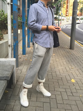 「ANAP（アナップ）のアイテム（パンツ）」を使った、shhh..さん（メンズ・171cm）の夏コーディネート
