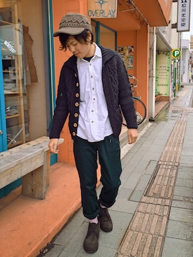 yujiro miyakawaさん(メンズ・166cm)の冬コーディネート