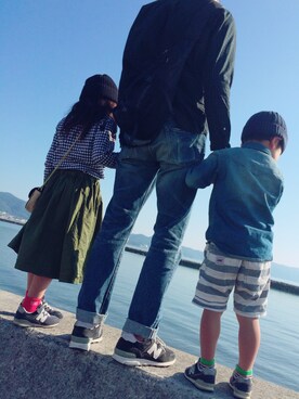 erion&riseiさん（キッズ・110cm）の秋コーディネート