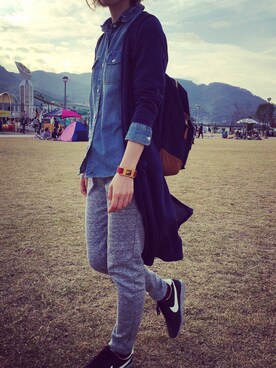 「UNIQLO感謝祭」｜erion&riseiさん（レディース・164cm）の秋コーディネート