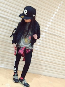 「キッズダンス」｜「アイテム（その他）」を使った、erion&riseiさん（キッズ・121cm）の冬コーディネート