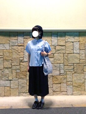 「MONKI（モンキ）のアイテム（トートバッグ）」を使った、💠🏵💠さん（レディース・161cm）の春コーディネート