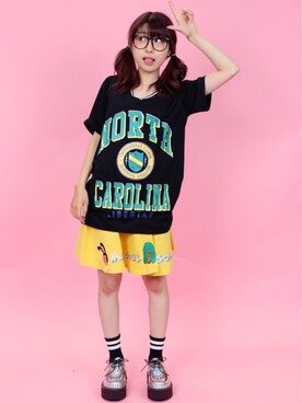 「Decorative（デコラティブ）のアイテム」を使った、ピタちゃんさん（レディース・152cm）の秋コーディネート