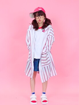 「Decorative（デコラティブ）のアイテム」を使った、ピタちゃんさん（レディース・152cm）の秋コーディネート