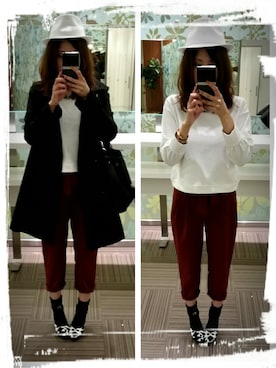「レンガ」｜mik_.さん（レディース・162cm）の冬コーディネート