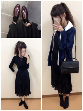 「MichaelKors」｜「アイテム（その他シューズ）」を使った、mik_.さん（レディース・162cm）の秋コーディネート