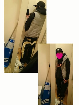 「eb's（エビス）のアイテム」を使った、たーたんさん（メンズ・170cm）の冬コーディネート