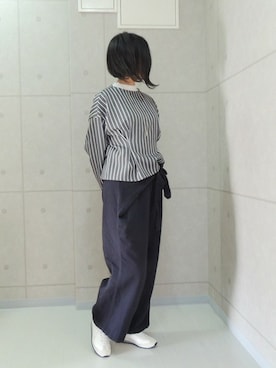 「BATHCRAFT（バスクラフト）のアイテム」を使った、SAKUさん（レディース・160cm）の春コーディネート