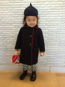 「babygap」｜「アイテム（その他シューズ）」を使った、玲実さん（レディース・172cm）の冬コーディネート