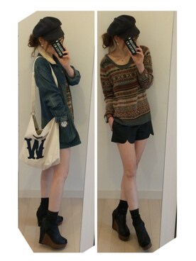 chikaさん（レディース・162cm）の秋コーディネート