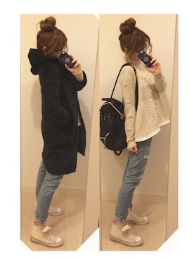 chikaさん（レディース・162cm）の春コーディネート