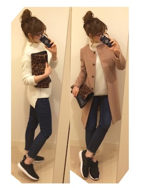 chikaさん（レディース・162cm）の春コーディネート