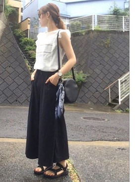 chikaさん（レディース・162cm）の夏コーディネート