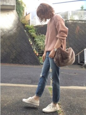 chikaさん（レディース・162cm）の秋コーディネート