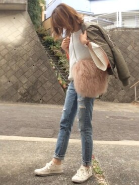 chikaさん（レディース・162cm）の秋コーディネート