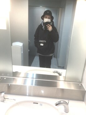 「AFTERBASE（アフターベース）のアイテム（ジャケット/アウター）」を使った、tomopperさん（メンズ・171cm）の春コーディネート