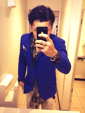 「nitraid（ナイトレイド）のアイテム（アクセサリー）」を使った、shinさん（メンズ・174cm）の春コーディネート