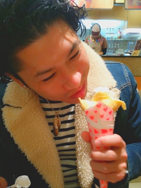 「TMT（ティーエムティー）のアイテム（アクセサリー）」を使った、shinさん（メンズ・174cm）の冬コーディネート