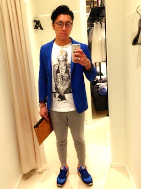 「TMT（ティーエムティー）のアイテム（アクセサリー）」を使った、shinさん（メンズ・174cm）の春コーディネート