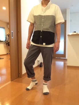 「アイテム（レッグウェア）」を使った、あっきーさん（メンズ・165cm）の夏コーディネート