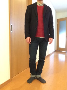 「HARE（ハレ）のアイテム（その他アウター）」を使った、あっきーさん（メンズ・165cm）の春コーディネート