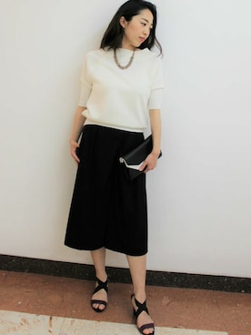 「カシュクール」｜TIENS池袋さん（レディース・160cm）の春コーディネート