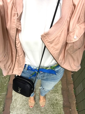 「SLY（スライ）のアイテム（財布/小物）」を使った、38heyさん（レディース・159cm）の夏コーディネート