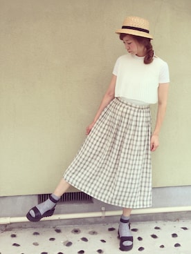 ちばのぞみ。さん(レディース・165cm)の夏コーディネート