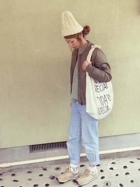 ちばのぞみ。さん（レディース・165cm）の冬コーディネート